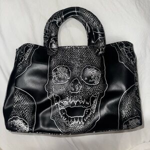 Stacey Kessler Black Skull Tote